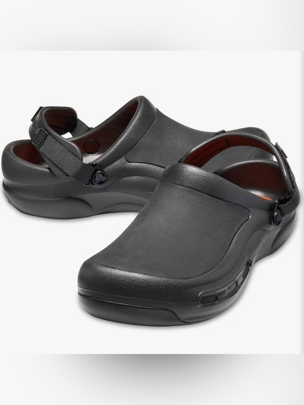Crocs NWOT Women’s Adult Bistro Pro Black LiteRide Clogs Slip Resistant | 6